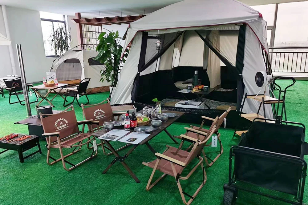 Camping Canopy and Outdoor Tent Product Display